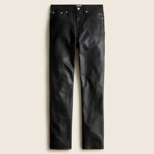 J.Crew High-rise '90s classic straight vegan leather pant